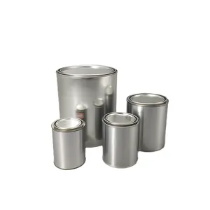 4OZ 8OZ 16OZ 32OZ Round Metal Tin Can With Lid For Candles Packaging