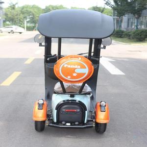 Tricycle 48V de haute qualité, scooter domestique à pneus larges et grand volume, avec carrosserie ouverte et toit - Product Image 3