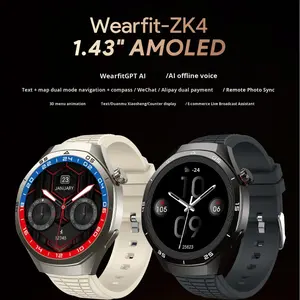 2026 YENİ HK06 HERO AI Akıllı Saat Wearfit GPT Sağlık Monitörü Uzaktan Kamera Canlı Yayın Asistanı IP67 Su Geçirmez Silikon - Product Image 3