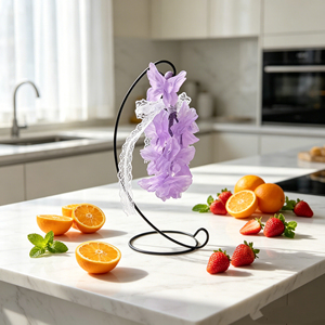 Savon artisanal en cristal à la glycérine biologique et au beurre de karité, parfum apaisant à l'arbre à thé, pour tous types de peau, idéal pour les spas et salons. - Product Image 6
