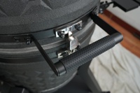 Barbecue au charbon de bois en céramique AUPLEX Premium de 22 pouces avec hauteur réglable, design Kamado écologique pour barbecue en plein air
