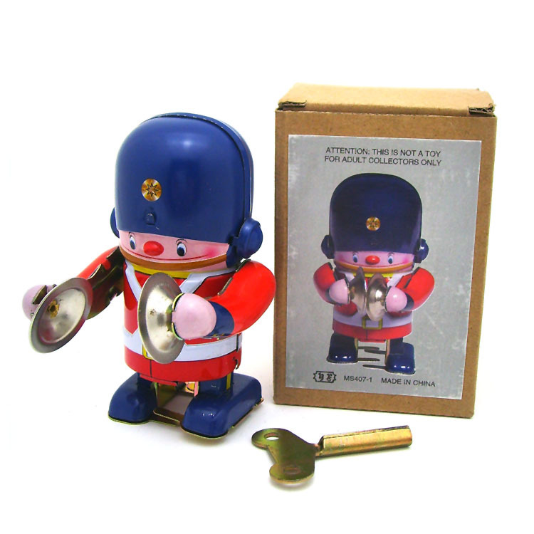 EE1340 Mechanical Wind up Toy - Vintage Marching Band Robots