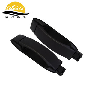 Manijas de puerta para Kia Van K2500 K2700 K2900 83650-4E000 83660-4E000, pieza de repuesto de plástico y metal negro - Product Image 2