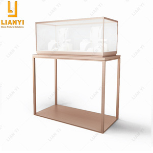 Escaparate de museo, tienda de joyería, diseño de muebles, vitrina de exhibición Bloqueable, vitrina de vidrio para exhibición de joyería - Product Image 6