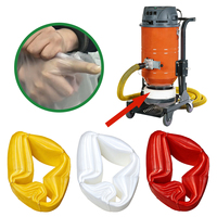 Sacs de collecte de poussière en plastique transparent sur mesure OEM, sacs de nettoyage industriels robustes en plastique pour machine à polir les sols