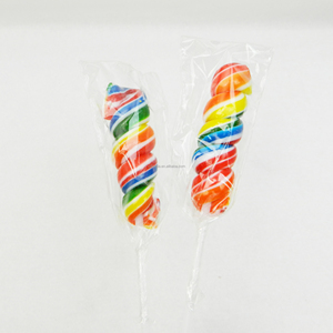 Bâtons de <span class=keywords><strong>sucette</strong></span> écologiques en forme de spirale colorée <span class=keywords><strong>sucette</strong></span> aromatisée fruitée avec présentoir en vrac emballé - Product Image 6