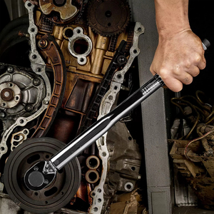 Herramientas de reparación de automóviles, llave de trinquete, estilo clic, llave de torsión de accionamiento cuadrado de 1/4 pulgadas (5-25N.m) - Product Image 6