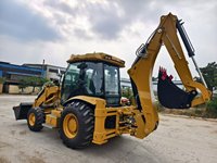 Retroexcavadora Usada 4x4 Original Cat 420F, Cargadora Multifunción con Tracción en las Cuatro Ruedas, Maquinaria a Bajo Precio en Venta