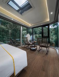 Maison capsule spatiale en vente chaude Installation facile Maison préfabriquée écologique avec salle de bain Chambres pour glamping Hôtel - Product Image 5