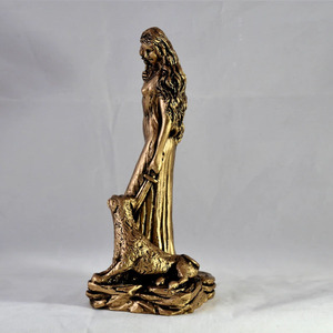 High Quality <strong>Figurine</strong> Fashionable Woman Figure Sculpture <strong>Standing</strong> Woman Sculpture Outdoor Sculpture Modern - Product Image 4
