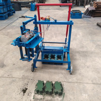 Machine à fabriquer des blocs de béton et des briques à bas prix, modèle 2-45, pour la construction de maisons à domicile, populaire en Afrique