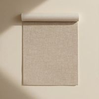Tapis de yoga en tissu chenille rectangulaire, absorbant la transpiration, antidérapant, résistant à l'usure, isolation acoustique, 5 mm d'épaisseur, couleur unie