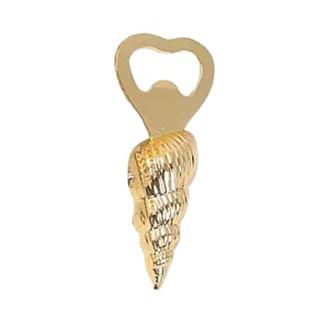 Prix de gros Or Métal Plage Sea Shell Décapsuleur Fête De Mariage Restaurant Hôtel Cadeaux - Product Image 4