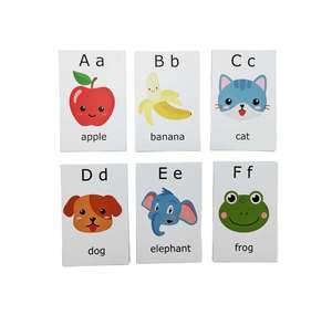Fournisseur professionnel de cartes d'apprentissage, cartes mémoire <span class=keywords><strong>en</strong></span> papier personnalisées, encre écologique, logo personnalisé, écoles et revendeurs, commande <span class=keywords><strong>en</strong></span> gros - Product Image 2