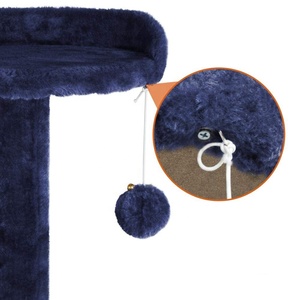 Hot Sale on eBay Factory Price 130cm Kratzbaum Cat Toys Condo Furniture Arbol Para <span class=keywords><strong>Gatos</strong></span> Cat Tree Tower For Sale - Product Image 6