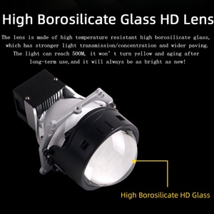 Car Headlight Assembly <b>Light</b> Source Sanvi Customize L50 Bi LED Laser <b>Projector</b> Lens Headlight Motor Automotive LED Headlight Kit - Product Image 2