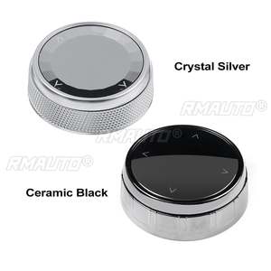 Boutons multimédias de voiture, garnitures de boutons, couvercles décoratifs, autocollants ABS IDrive, décoration universelle pour BMW Mini Cooper / NBT 5/7 boutons - Product Image 6