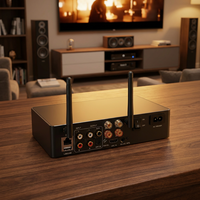 Amplificateur audio domestique sans fil multiroom en métal IHOMELIFE WA60pro 60W x 2 HIFI 4 canaux pour TV HD