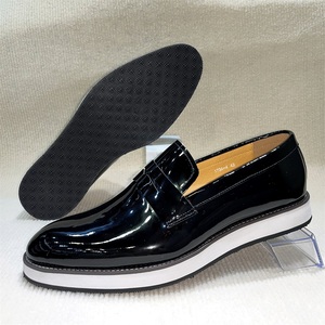 Scarpe eleganti da <span class=keywords><strong>uomo</strong></span> all'ingrosso della fabbrica mocassini fatti a mano <span class=keywords><strong>Slip</strong></span>-<span class=keywords><strong>on</strong></span> Design a punta a punta scarpe basse da lavoro Casual formale - Product Image 4