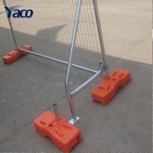 Trang Trí Giá Rẻ Hồ Bơi Ngoài Trời Thép Picket Mạ Kẽm Hàng Rào Tạm Thời Barricade Với Chân Cho Trẻ Em Chơi - Product Image 3