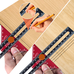 Règle triangulaire réglable <span class=keywords><strong>de</strong></span> <span class=keywords><strong>charpentier</strong></span> Outil <span class=keywords><strong>de</strong></span> marquage Règle d'angle Règle <span class=keywords><strong>de</strong></span> marquage pour <span class=keywords><strong>charpentier</strong></span> - Product Image 5