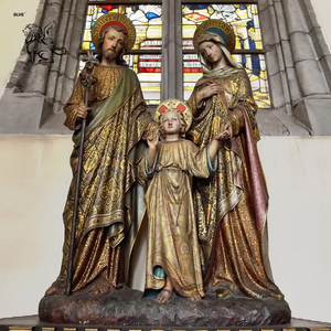 Escultura Religiosa Católica de Tamaño Real Hecha a Medida, Estatua de Bronce de San José Sosteniendo al Niño <span class=keywords><strong>Jesús</strong></span> para Iglesia - Product Image 4
