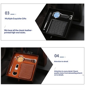 Regalos Geniales para Hombres, Set de Regalo Empresarial para Año Nuevo, Reloj con Correa y Elegante Caja de Regalo, Set de Cartera para Hombre para el Día del <span class=keywords><strong>Padre</strong></span> - Product Image 6