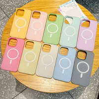 Coque pour iPhone 15 Pro Max, antichoc, TPU + PC 2 en 1, coque de téléphone portable, couleur unie mate, coque arrière