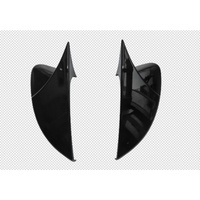 Coques de rétroviseurs en ABS noir pour Audi A3 2014 2015 2016 2017 2018 2019 2020 Coques de protection de rétroviseurs noires brillantes