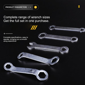 Wholesale Stamped Double Box End <b>Spanner</b>, Zinc Plated <b>Thin</b> Combination <b>Spanner</b> for Furniture Assembly - Product Image 4