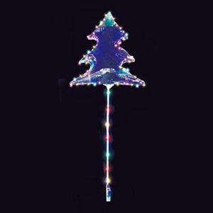 Transparent Glow in the Dark Luftballon Bobo Balloons clear Pvc Led Ballon Wide Mouth with Stick and Handle Globos Balloons - Product Image 4