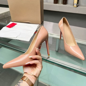 <span class=keywords><strong>Scarpe</strong></span> da <span class=keywords><strong>Donna</strong></span> con Suola Rossa, Tacchi Sottili, <span class=keywords><strong>Comode</strong></span> e Antiscivolo, Stile Sposa con Punta Affusolata - Product Image 3