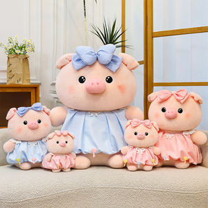 Muñecos de Peluche Personalizados de 30, 40, 50 y 80 cm con Falda de Lazo, Fabricación de Juguetes de Peluche, Animales de Peluche Rellenos de Algodón PP, Juguetes de Peluche Navideños para Niños - Product Image 2