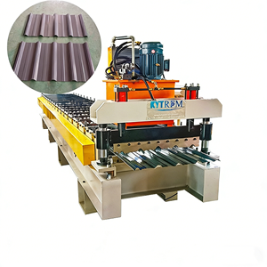 Máquina Automática de <span class=keywords><strong>Alta</strong></span> Eficiencia para Formar Paneles de Techo Trapezoidales, Certificación CE, Personalizable, TR4 TR5 Trapezoidal - Product Image 1