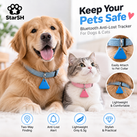 Traceur Bluetooth anti-perte en gros pour animaux de compagnie, collier, clés, portefeuille, alarme bidirectionnelle, logo personnalisé, OEM, ODM