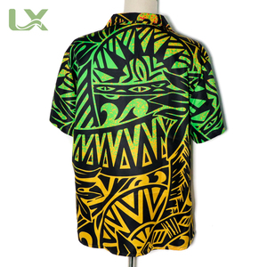 Chemise à manches courtes de style <span class=keywords><strong>Tropical</strong></span>, design hawaïen, motif tribal - Product Image 4