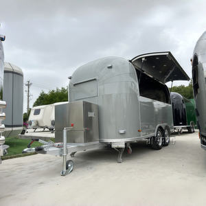 Новый популярный полностью оборудованный фудтрак для продажи в Европе, индивидуальная конфигурация, с раковиной, кофейный автомат, передвижной прицеп для продажи еды - Product Image 3