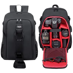JINNUOLANG Многофункциональный рюкзак для камеры Canon DSLR сумка на плечо для путешествий фотография Mochila с дождевиком Размер L/M/S
