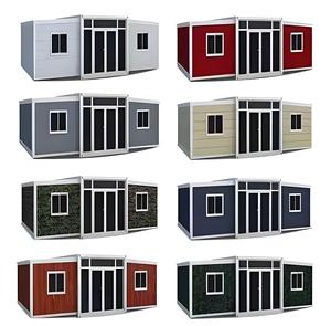 Australie Maison en conteneur Maison familiale modulaire personnalisée 2 chambres à coucher 1 toilette Conteneurs extensibles préfabriqués