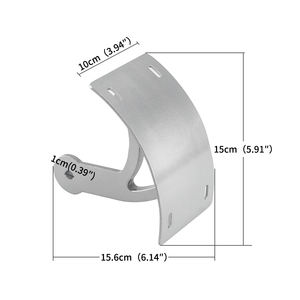 Soporte de placa de <span class=keywords><strong>matrícula</strong></span> trasera para motocicleta Suzuki, montaje lateral y Vertical curvado, M109R - Product Image 1