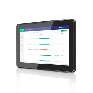 Nuevo diseño elegante 15,6 pulgadas Android 9 tableta publicitaria RK3288 CPU tabletas multitáctiles con luz LED lateral - Product Image 2