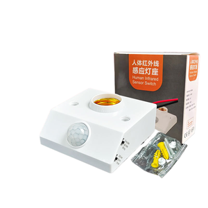 ฐานโคมไฟเซ็นเซอร์ร่างกายมนุษย์, ระบบควบคุมเสียงอัจฉริยะ, แสงสว่าง, สวิตช์หน่วงเวลาอัตโนมัติ, หัวเรดาร์, ทางเดิน, บ้าน - Product Image 2