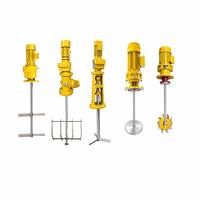 Mélangeur/agitateur industriel à pales en acier inoxydable 304/316L pour la digestion des eaux usées/du boues - 500-5000L CE, ISO 9001