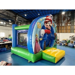 Nouvelle structure gonflable Super Brothers <span class=keywords><strong>Mario</strong></span> avec toboggan pour événements festifs, certifiée sûre - Product Image 2