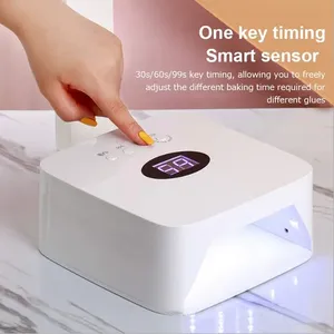 Lampe de séchage pour ongles LED sans fil rechargeable 54W, lumière UV professionnelle pour le séchage du vernis à ongles en gel - Product Image 6
