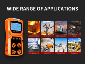 Aikesi đa-gas Detector Analyzer khí ô tô màn hình co H2S O2 nổ gas LEL nhập khẩu cảm biến DDS oxy Meter - Product Image 4