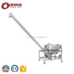 Transportador de Tornillo Sinfín con Tolva y Correa de Acero Inoxidable, Velocidad Ajustable para la Industria de Envasado de Alimentos y Bebidas - Product Image 2