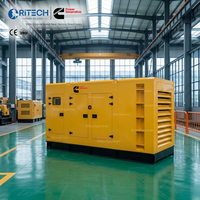 Générateur diesel Cummins de haute qualité 250 kVA 400 kVA 600 kVA super silencieux, sortie triphasée AC, à vendre au prix d'usine