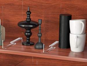 Séparateur de étagères en acrylique, organisateur et séparateur pour placard de maison, <span class=keywords><strong>penderie</strong></span>, armoire, <span class=keywords><strong>penderie</strong></span> et <span class=keywords><strong>magasin</strong></span>, salon - Product Image 4