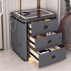 Nuevo modelo 2026 <span class=keywords><strong>de</strong></span> caja fuerte inteligente <span class=keywords><strong>de</strong></span> alta gama con contraseña oculta para mesita <span class=keywords><strong>de</strong></span> <span class=keywords><strong>noche</strong></span>, ideal para dormitorios, con gabinete <span class=keywords><strong>de</strong></span> cabecera <span class=keywords><strong>y</strong></span> caja fuerte integrada. - Product Image 6